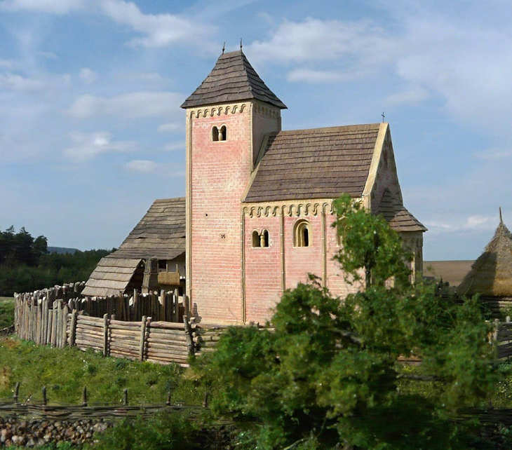 Nový model od Karla Lhotského - Tvrz s kostelem sv. Jakuba Většího, Vroutek