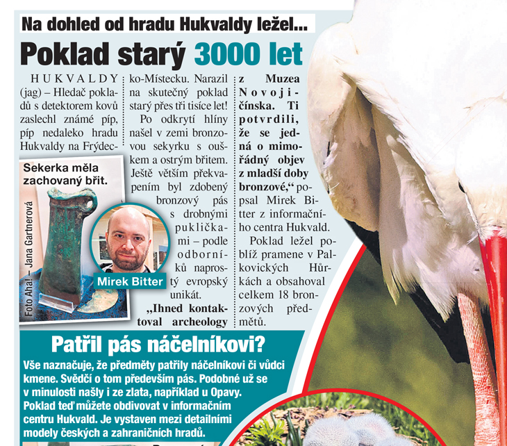 V expozici ZEMĚ HRADŮ najdete vystavený poklad starý 3000 let (Magazín AHA)